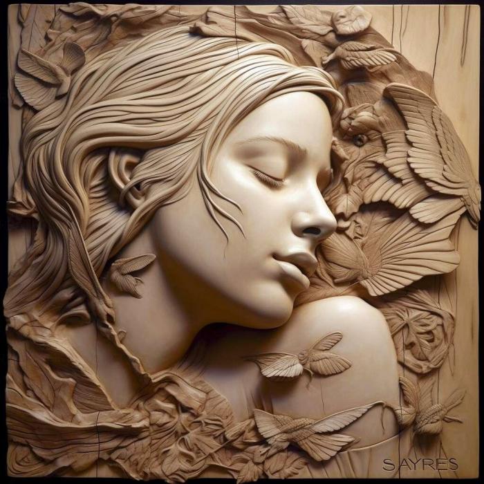 نموذج ثلاثي الأبعاد لآلة CNC 3D Art 